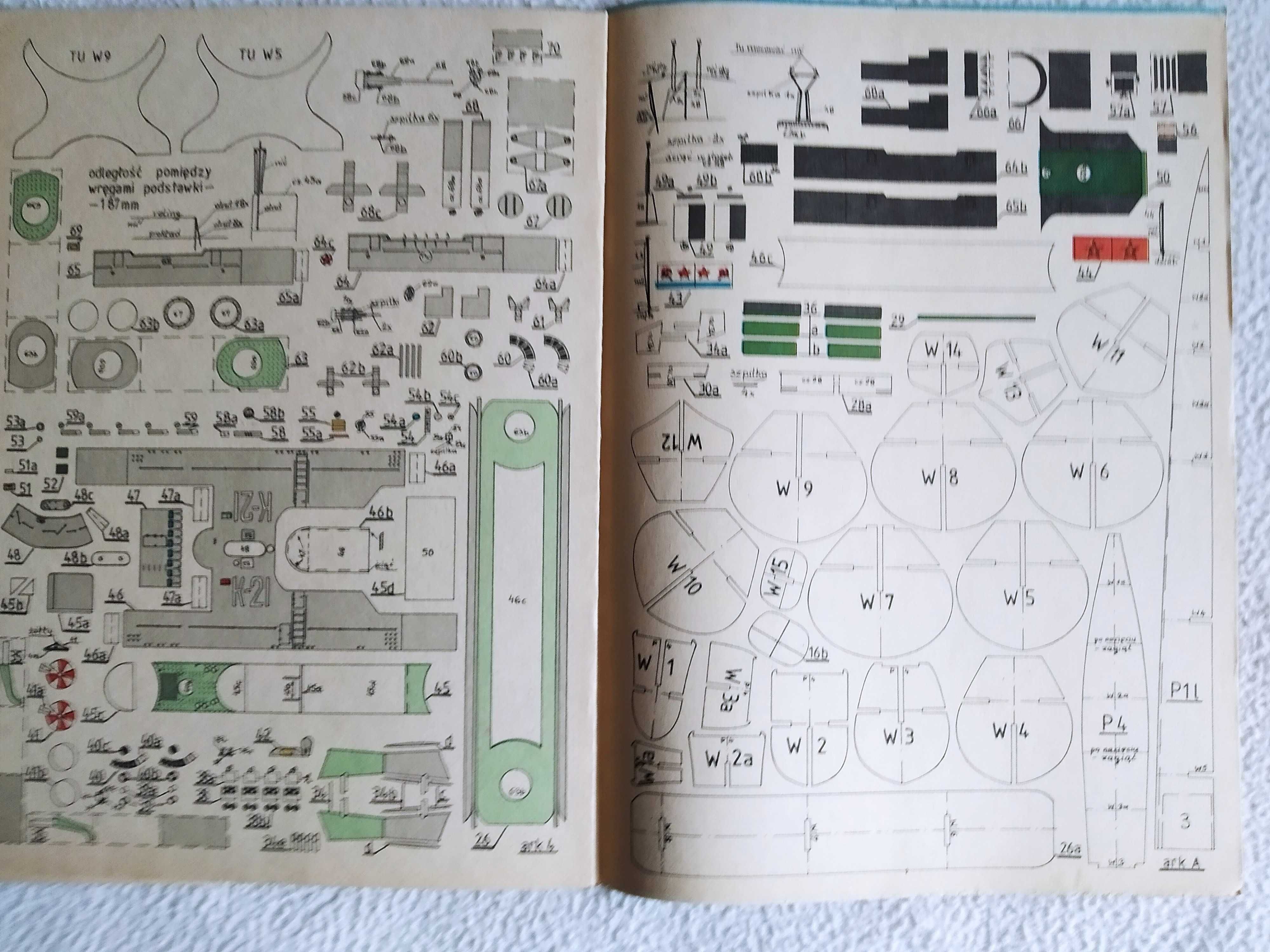 Mały Modelarz 4/1983 Radziecki duży okręt podwodny K-21