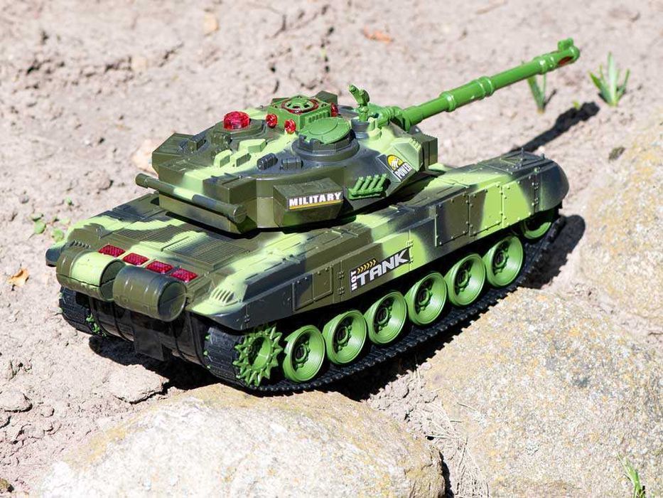 CZOŁG RC 9993 War Tank Zdalnie Sterowany Strzelający na PODCZERWIEŃ