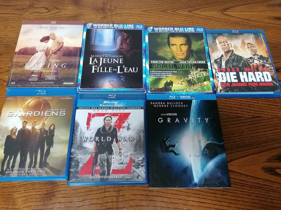 22 Blu-ray como novos para venda