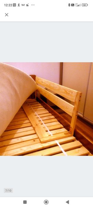 Barierka ochronna do łóżka dla dziecka dł 97 cm  nowa