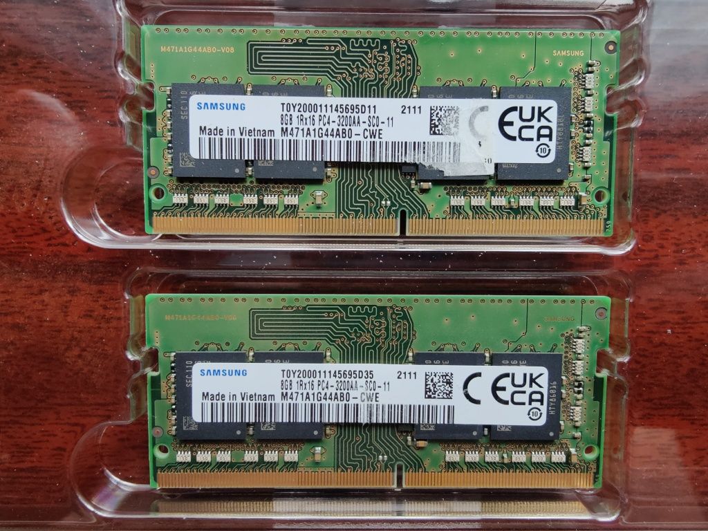 Оперативная память DDR4 16GB 2x8GB 3200 Mhz