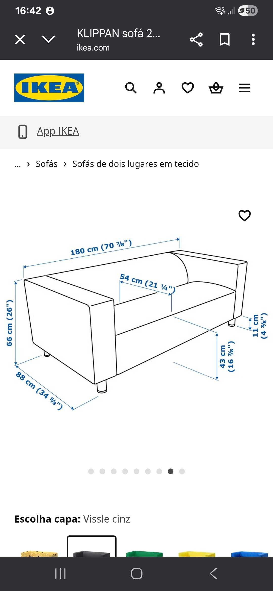 Sofá em bom estado