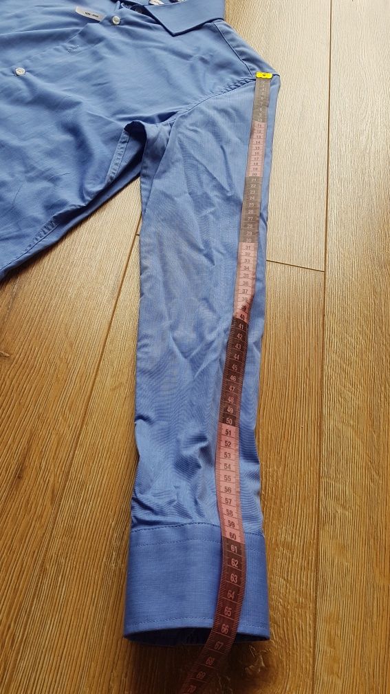 Koszula męska Seidensticker slim fit elegancka garniturowa 100% bawełn