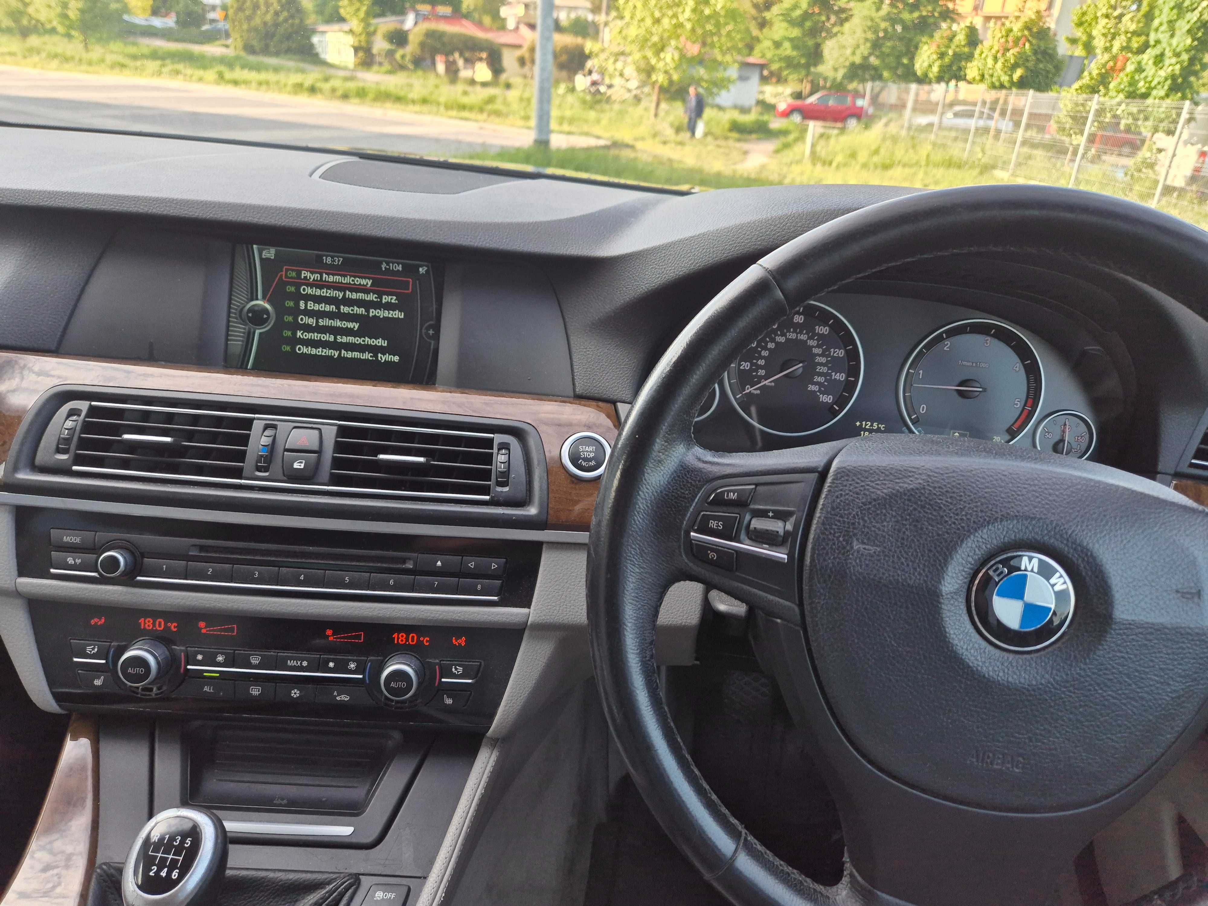 BMW 5 F10 | 3.0D 204km | 2011r. | zadbana | anglik rejestracja w PL