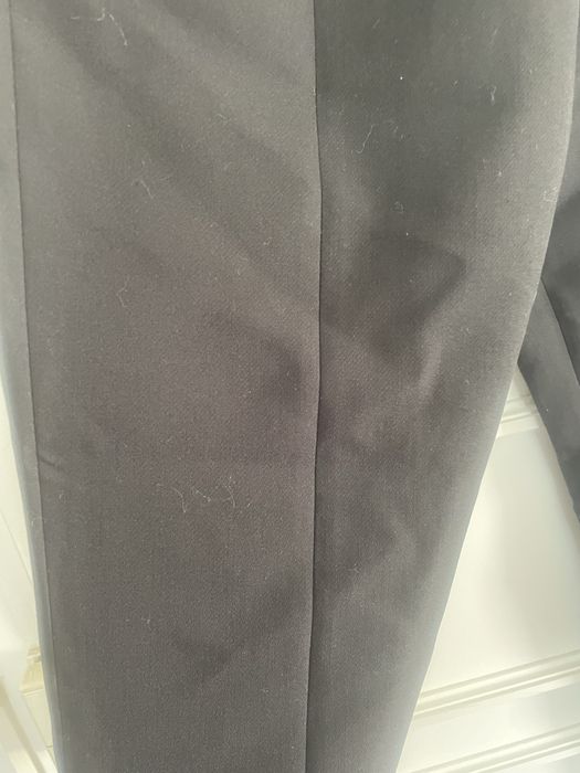 Calcas pretas da zara com racha lateral