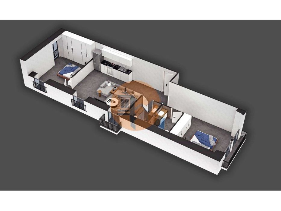 Encantador e sofisticado apartamento T2 em Vila Real de Santo Antón...