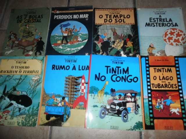 bd-37 álbuns-tintim,cédric,vaillant