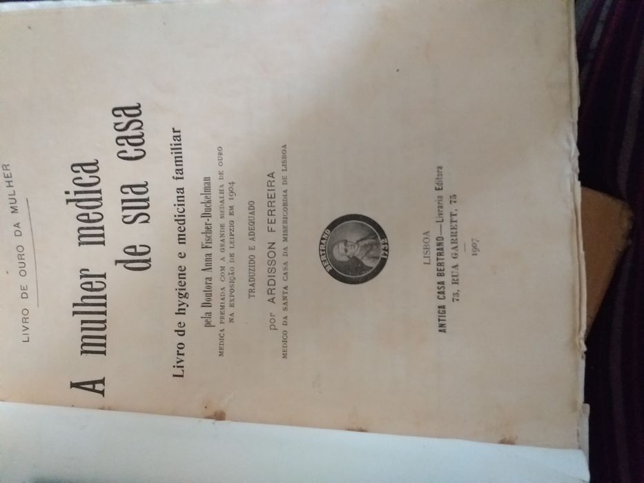 3 livros medicina, A Mulher Medica de sua Casa, 1907