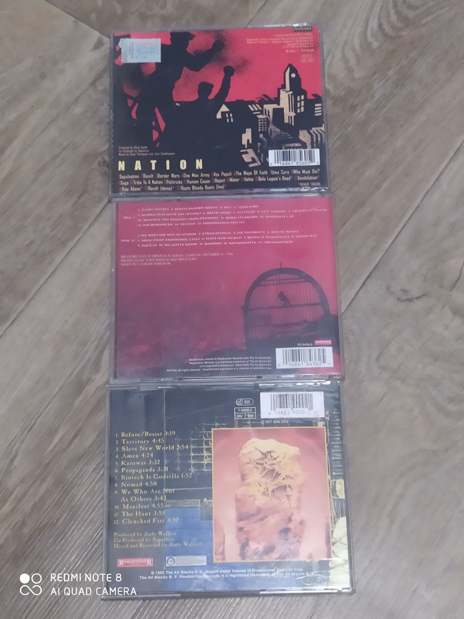 CD диски SEPULTURA.120 гр.