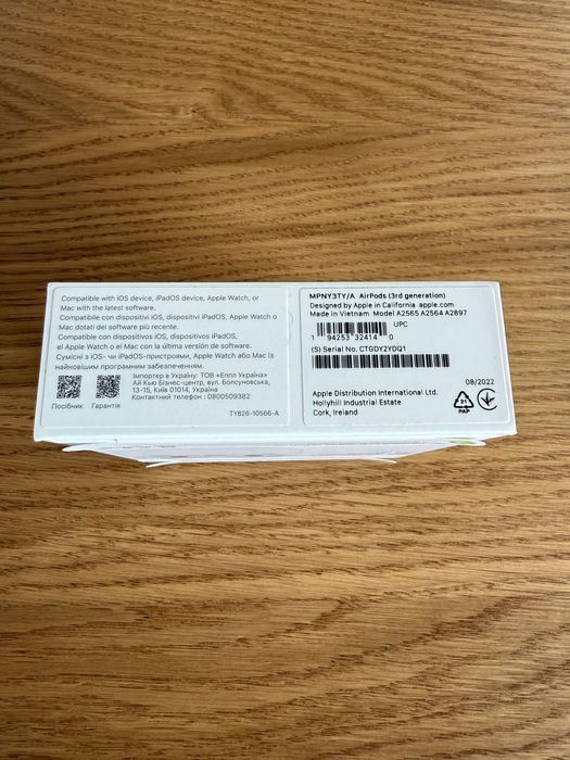 AirPods 3rd generation MPNY3TYA – nowe, nieużywane