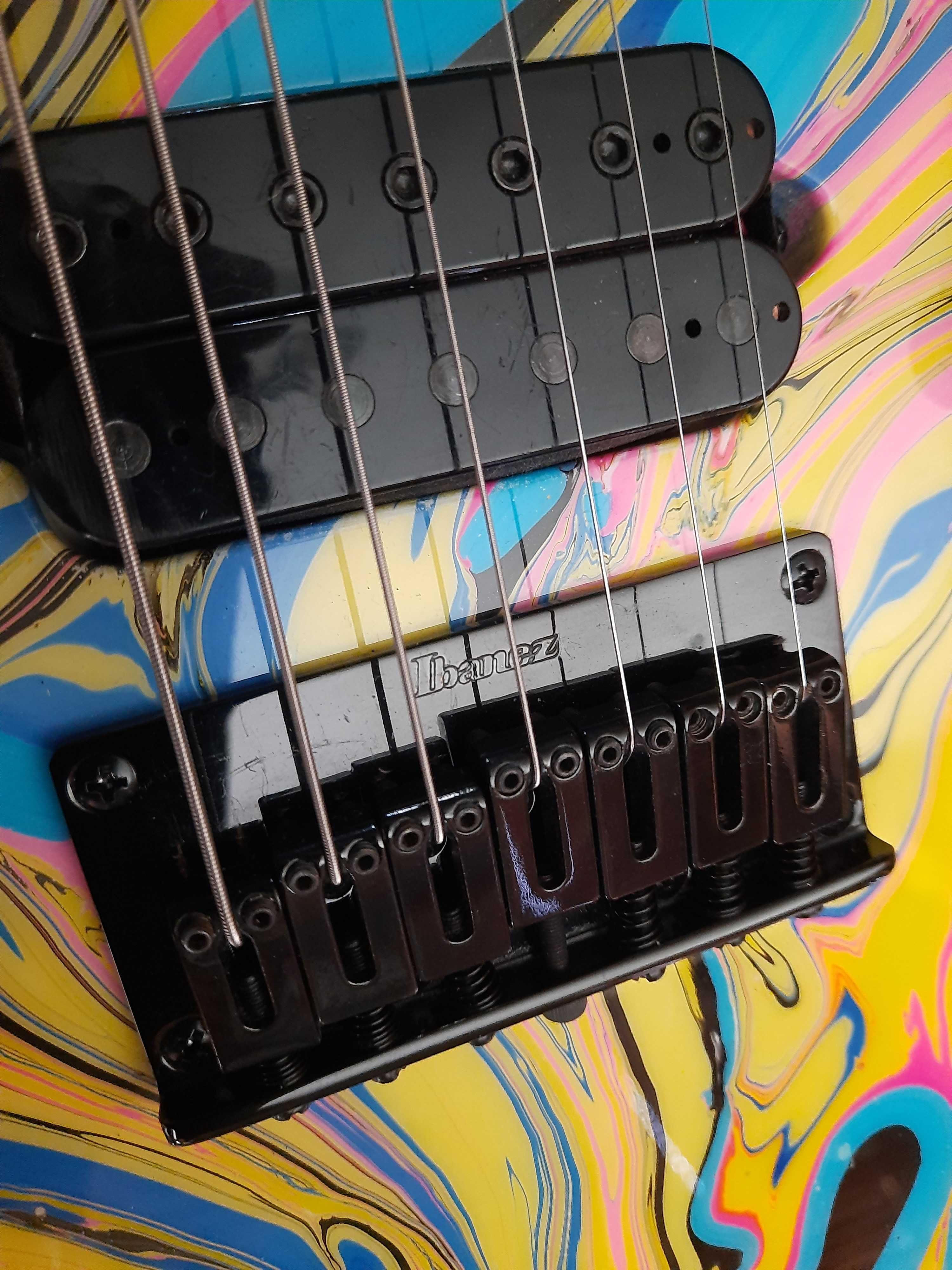 Gitara lutnicza body Ibanez Rg7621   7 strunowa.