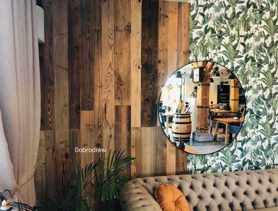 stuletnie stare deski drewno na ścianę, sufit meble łatwy montaż belki