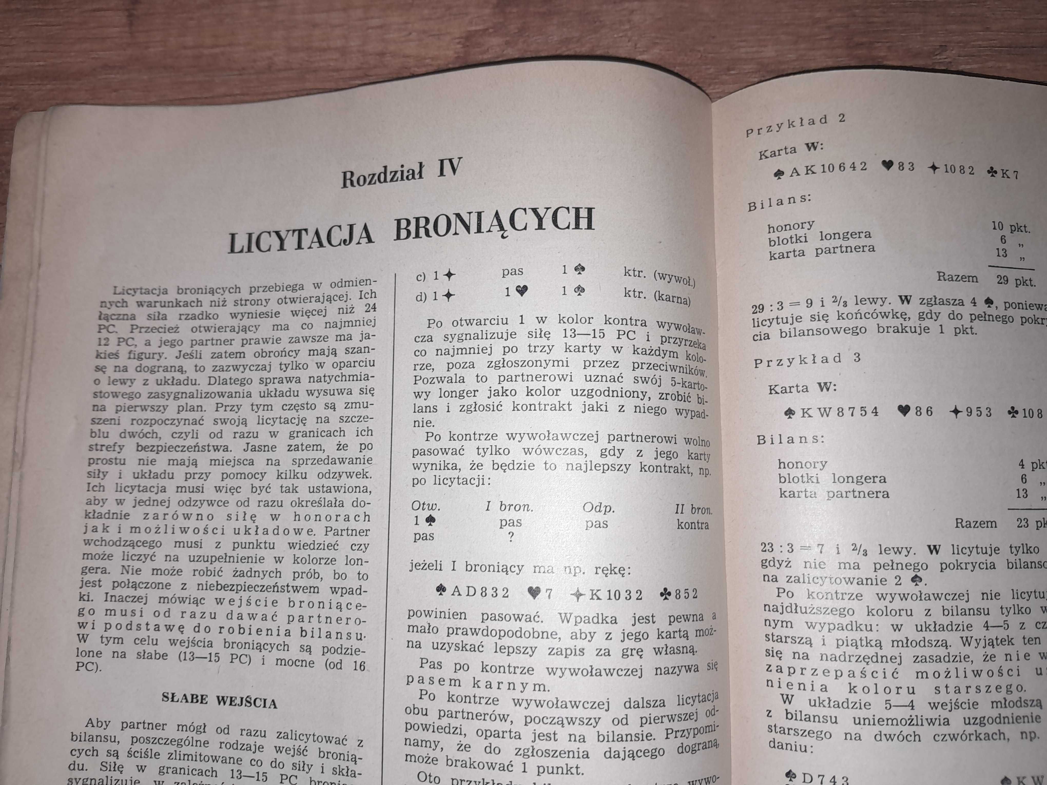 Brydż dla wszystkich numer specjalny 1975 taktyka bronienie licytacje