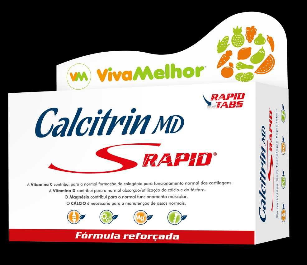 Calcitrin rapid 60 comprimidos