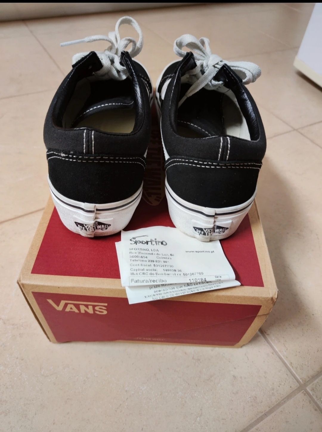 Vans Old Skool platfor Balck/White