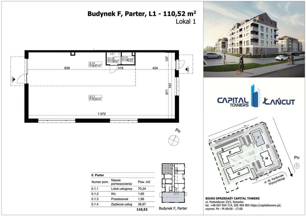 Na sprzedaż lokal usługowy Łańcut 110 m², parter, świetna lokalizacja!