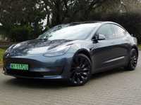 Tesla Model 3 PERFORMANCE AWD Dual Motor 3,3 sek-100km/h Gwarancja do 06/2026 FV 23%