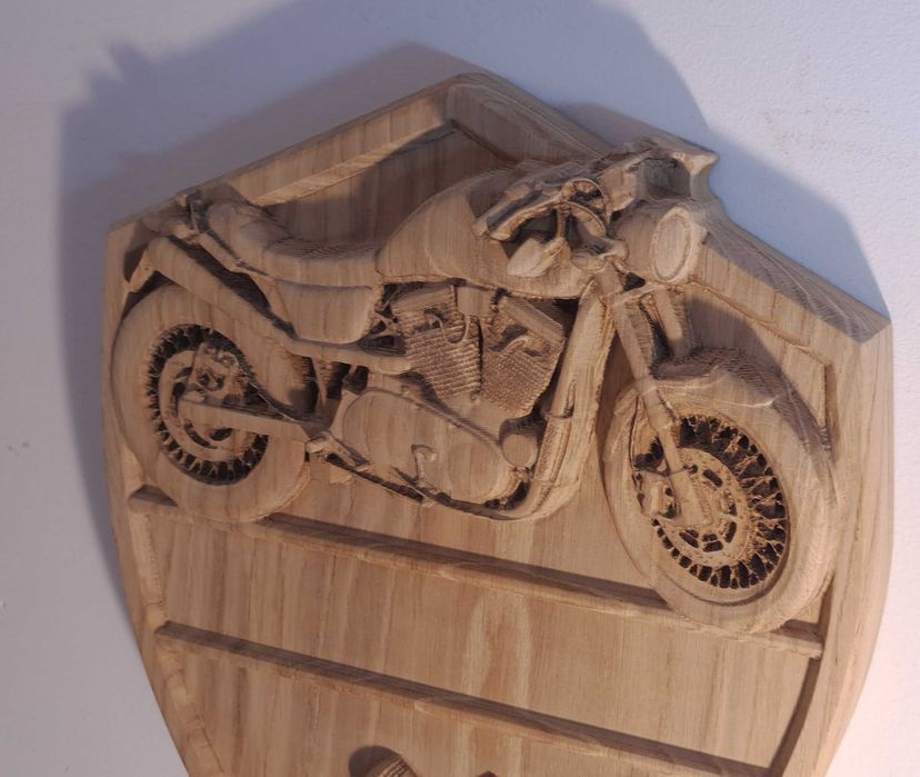 Motocykl MOTOR do powieszenia na ścianie PREZENT