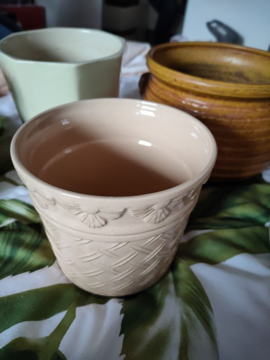 Zestaw Doniczki osłonki misa ogrodowa