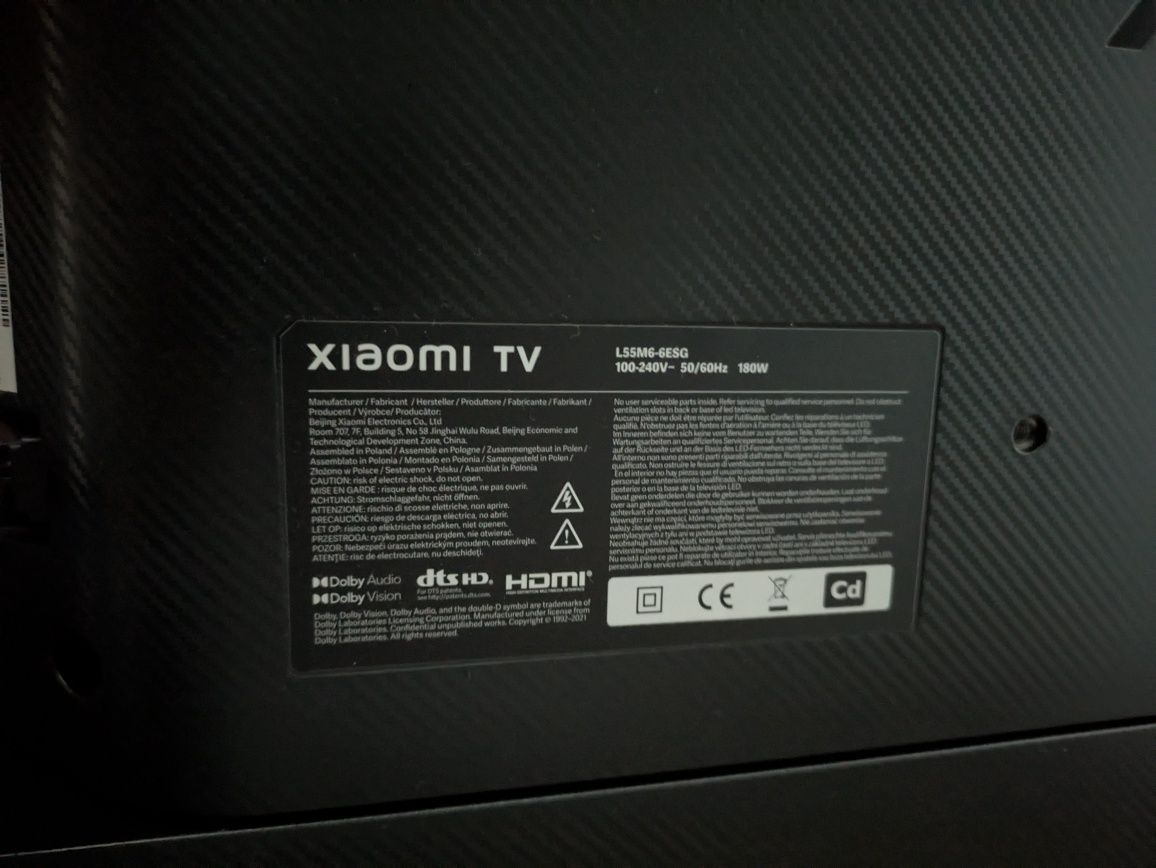 Телевізор Телевізор Xiaomi Mi TV Q1E 55"