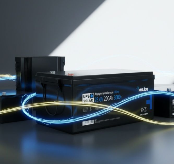 Аккумулятор Merlion 25.6V 200Ah, LiFePO4, до 5000 циклов.