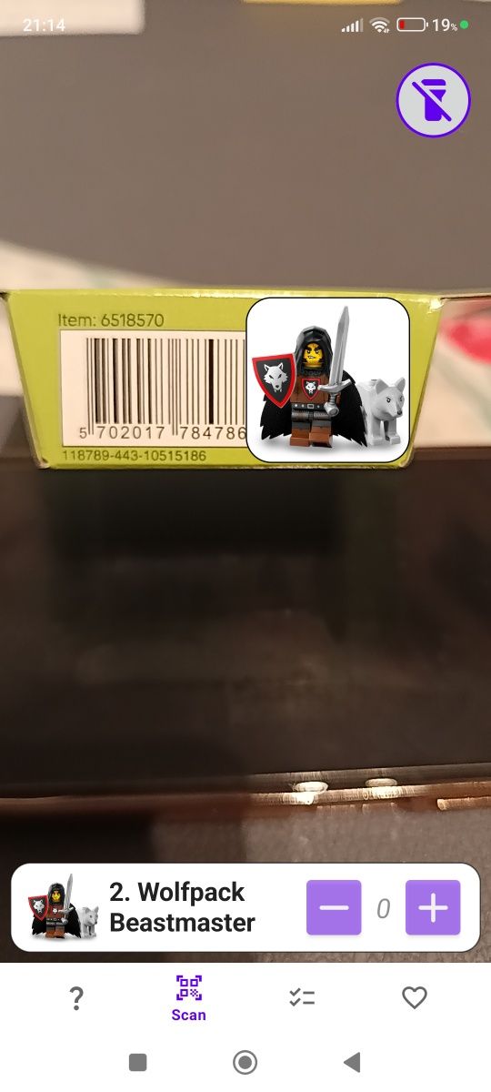 Lego Minifigures Wolfpack seria 27