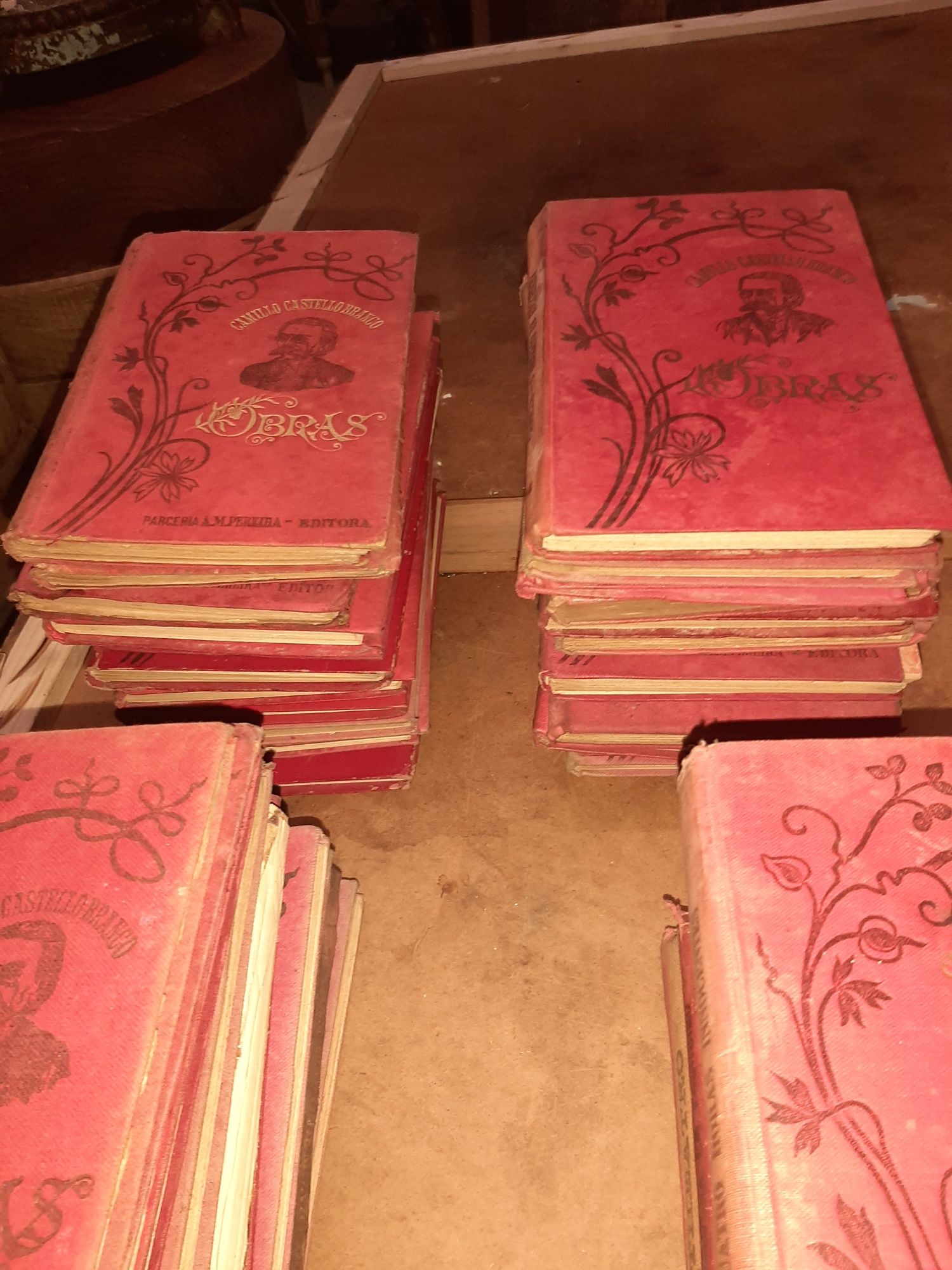 Lote de Livros de Camilo Década de 1900
