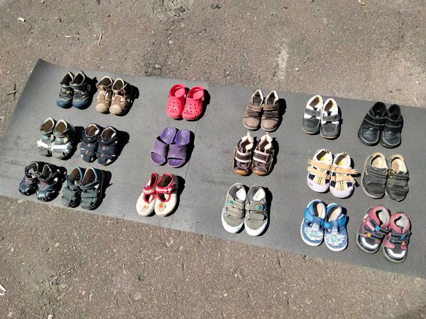 Кроксы, сандали, ботинки, туфли 13-15см 22-24 размеры, цена 30-60 грн.
