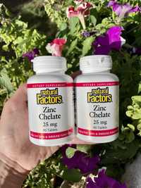 Цинк zinc chelate natural factors витамины