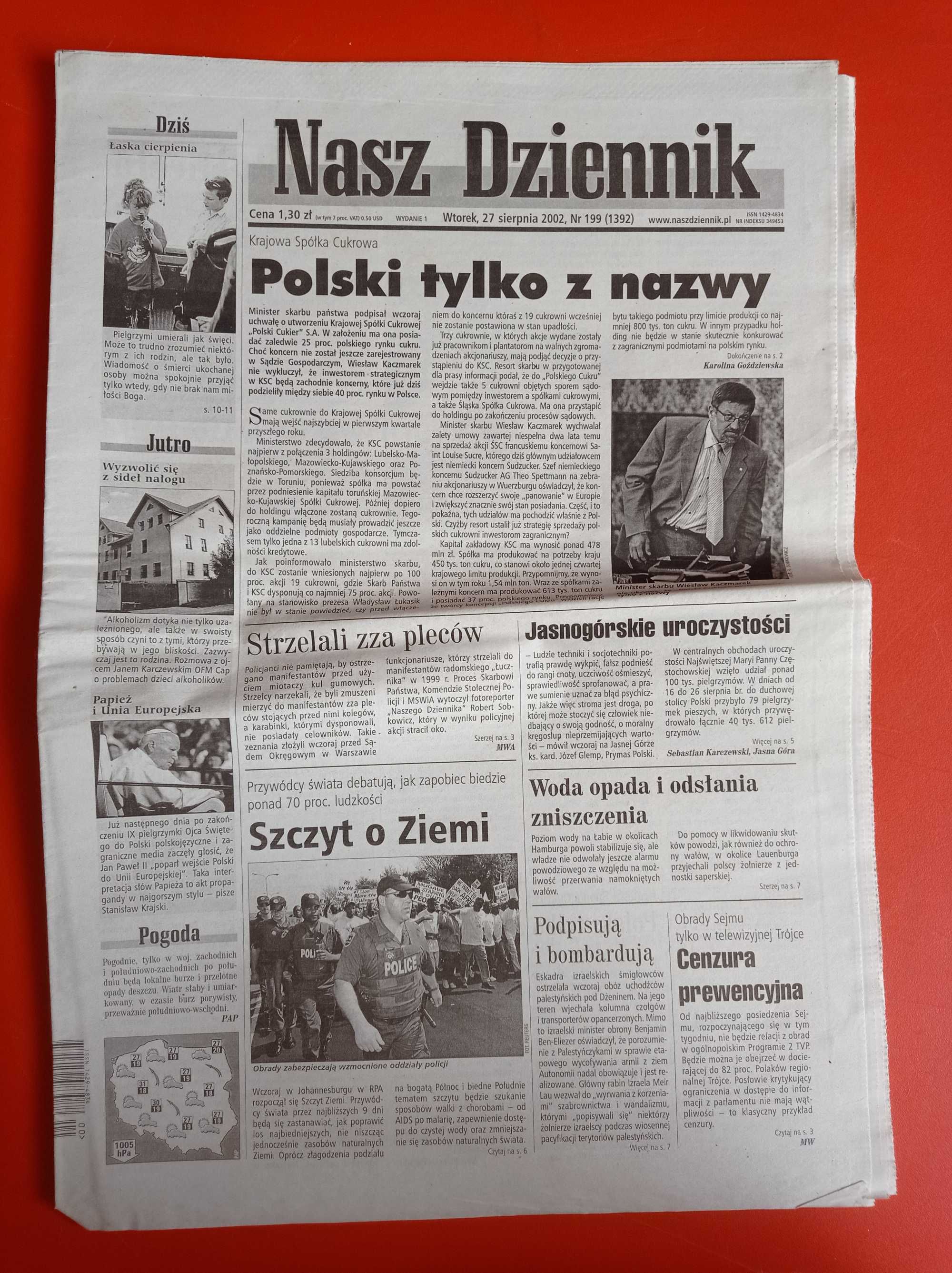 Nasz Dziennik, nr 199/2002, 27 sierpnia 2002