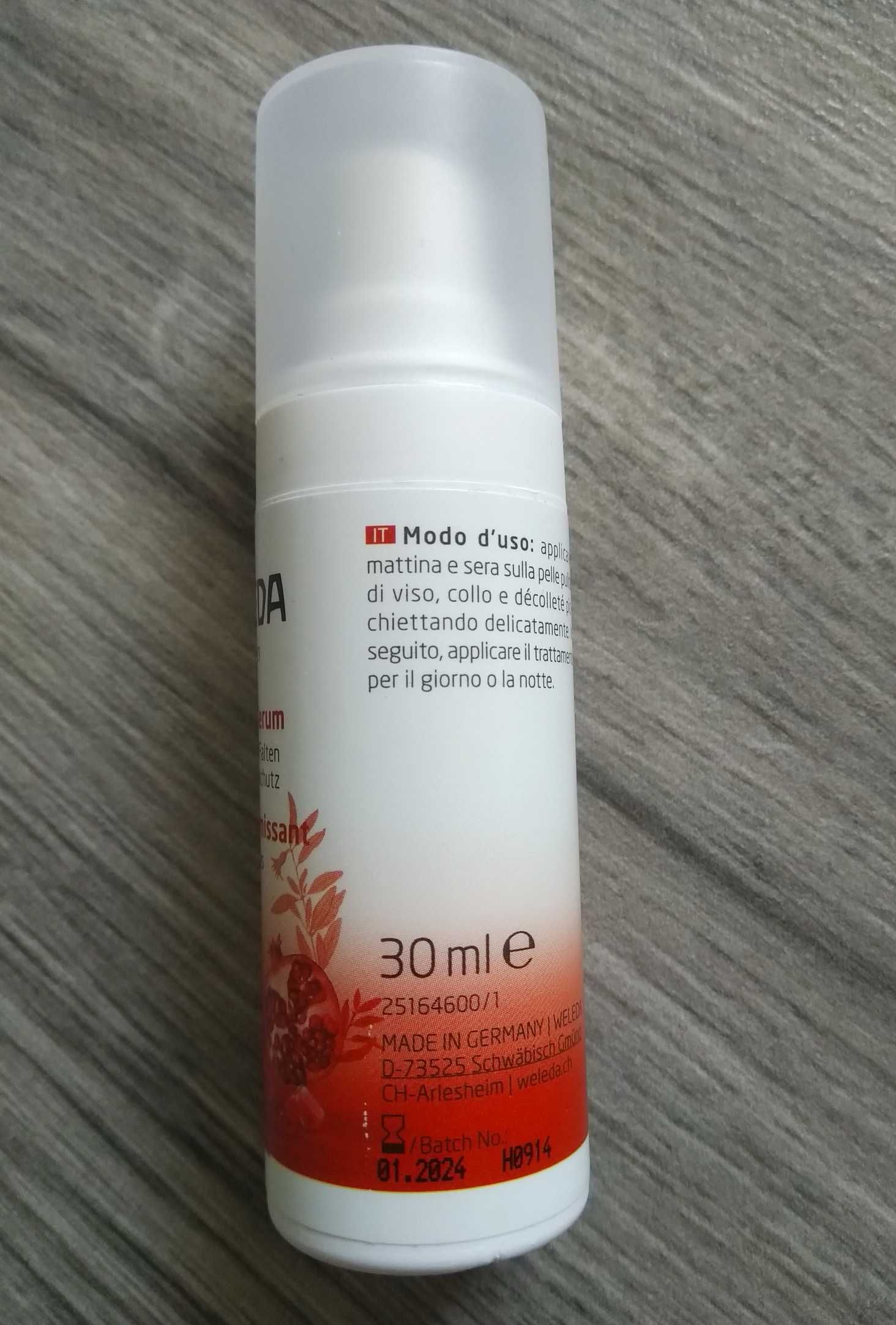 Weleda - ujędrniające SERUM do twarzy z granatem 30ml nowe