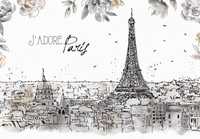 Fototapeta Paryż Wieża Eiffla Do Pokoju 3D Na Twój Rozmiar + KLEJ