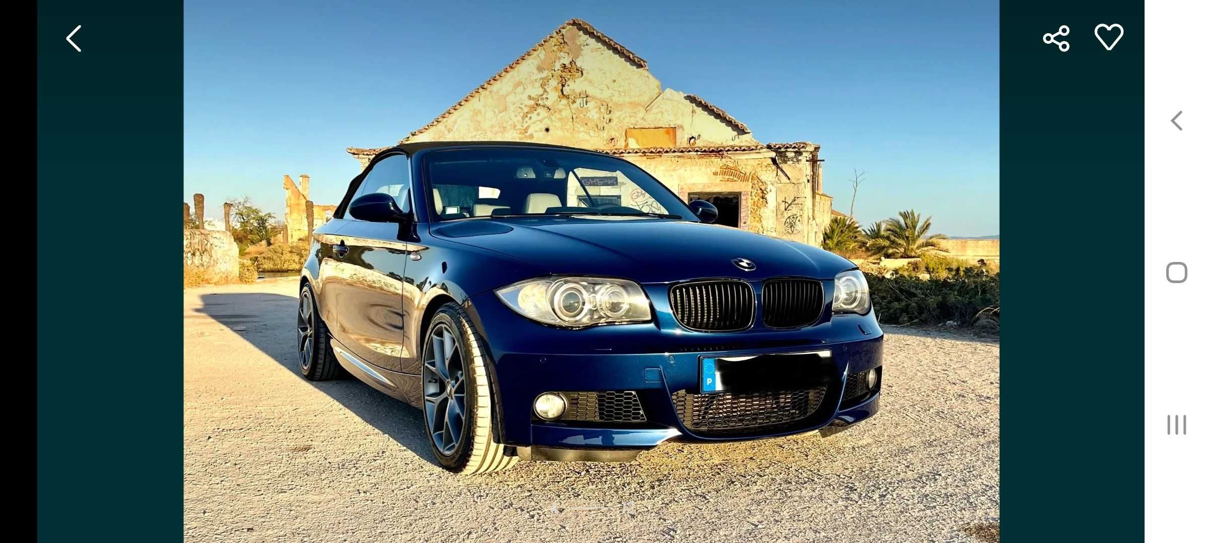 BMW 123 205cv cabrio pack M