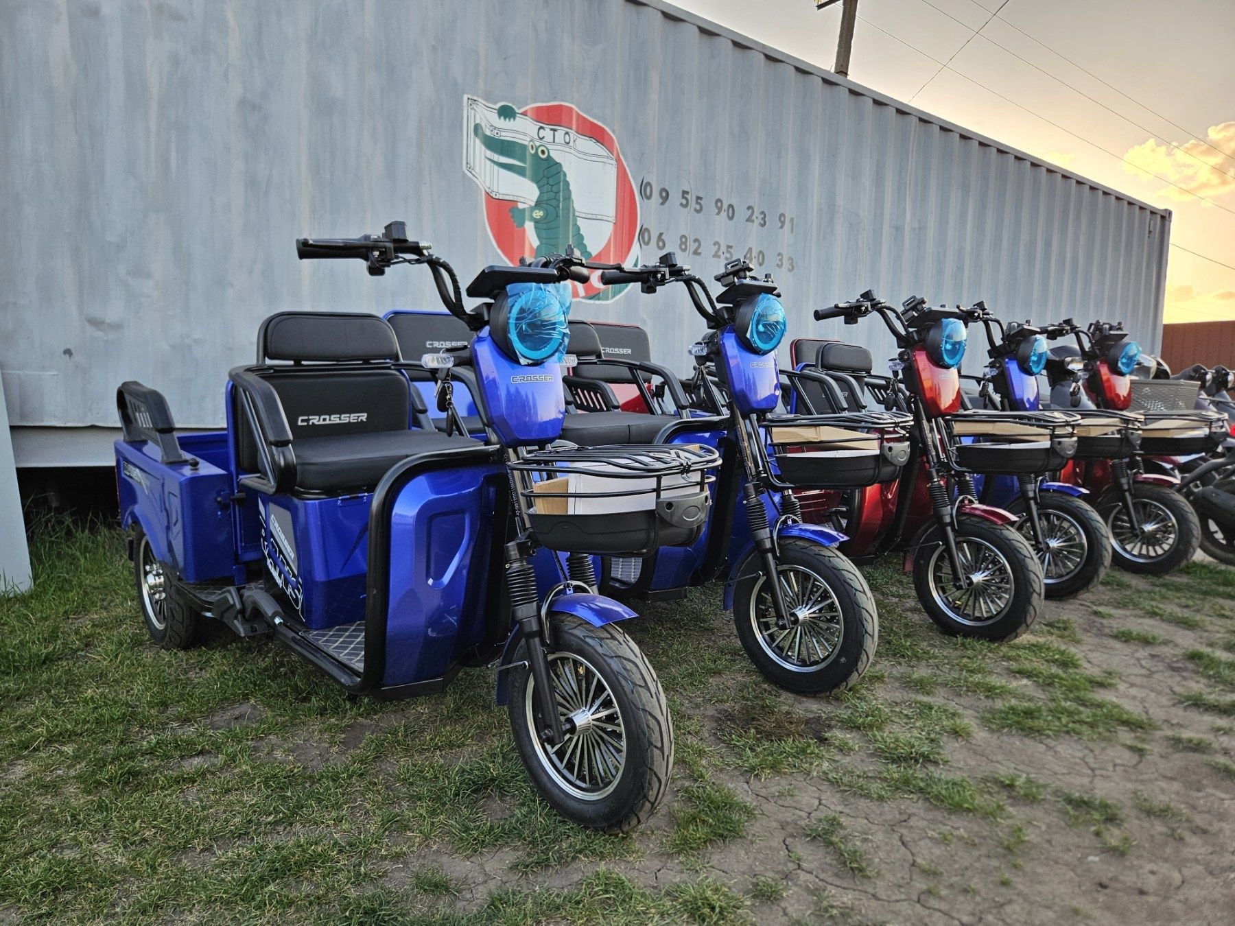 Продажа Crosser tr1  электротрайк электротрицикл трехколесный мот