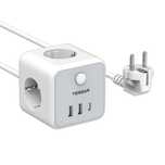 Listwa Zasilająca Tessan Ts-301-C-Gr 3 Gniazda 3Xusb 2M Kabel