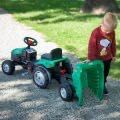 Трактор детский педальный с прицепом