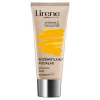 Podkład Rozświetlający Lirene 02 Naturalny 30ml - Efekt Glow