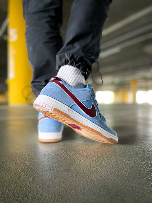 Мужские кроссовки Nike SB Dunk Low "Valour Blue Team Maroon" 41-45