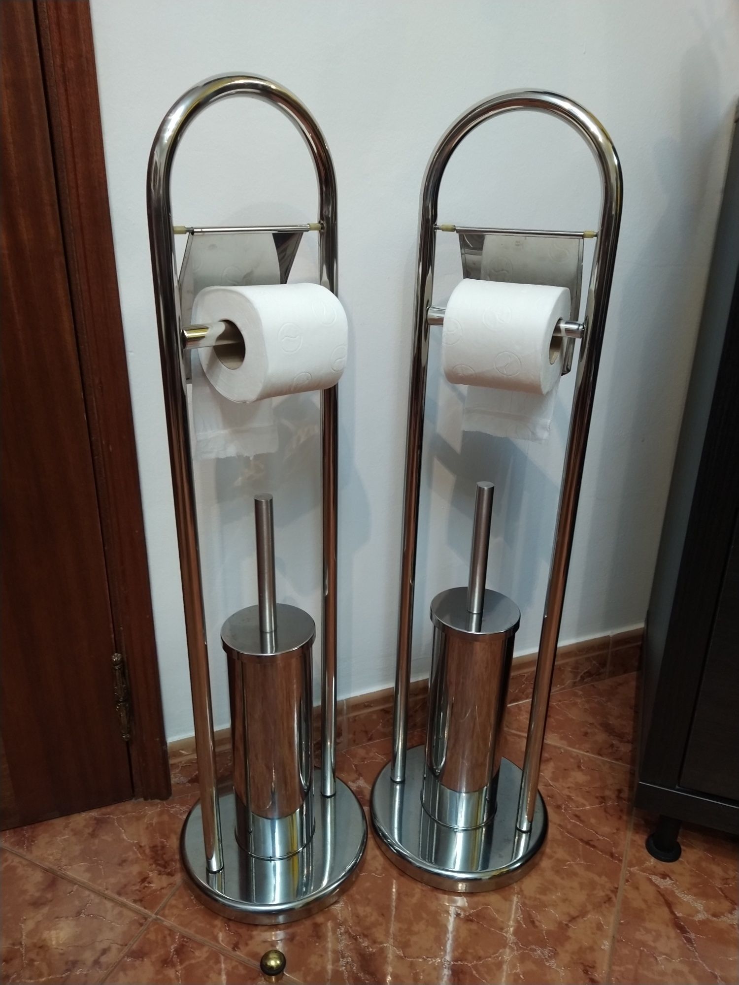 Piaçaba para casa de banho WC com porta-rolos papel higiénico CANCUN C