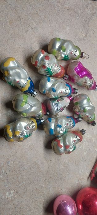 Bąbki choinkowe PRL