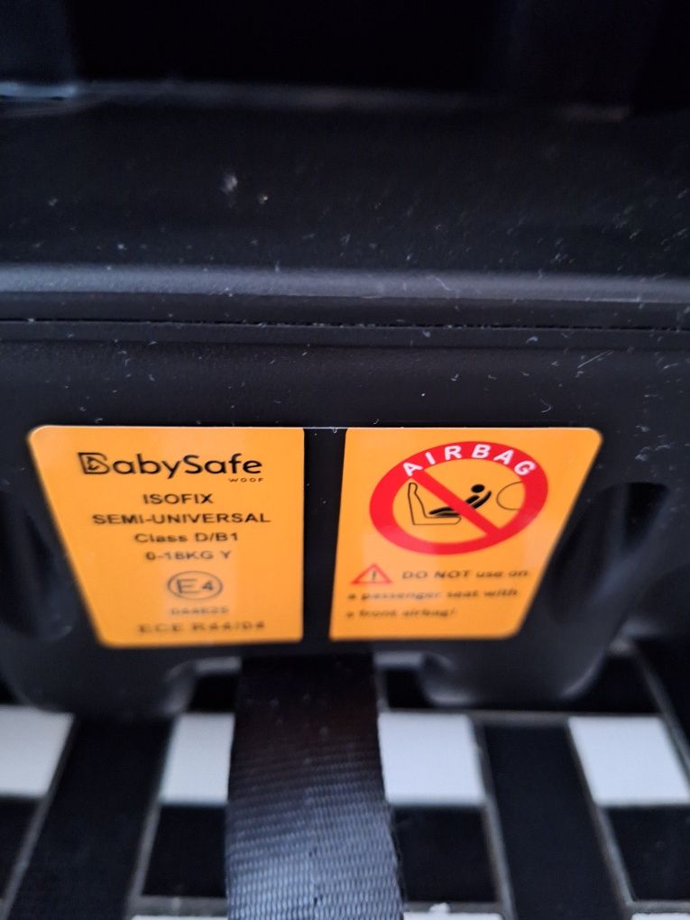 Fotelik z bazą BabySafe Rhodesian 0-18kg