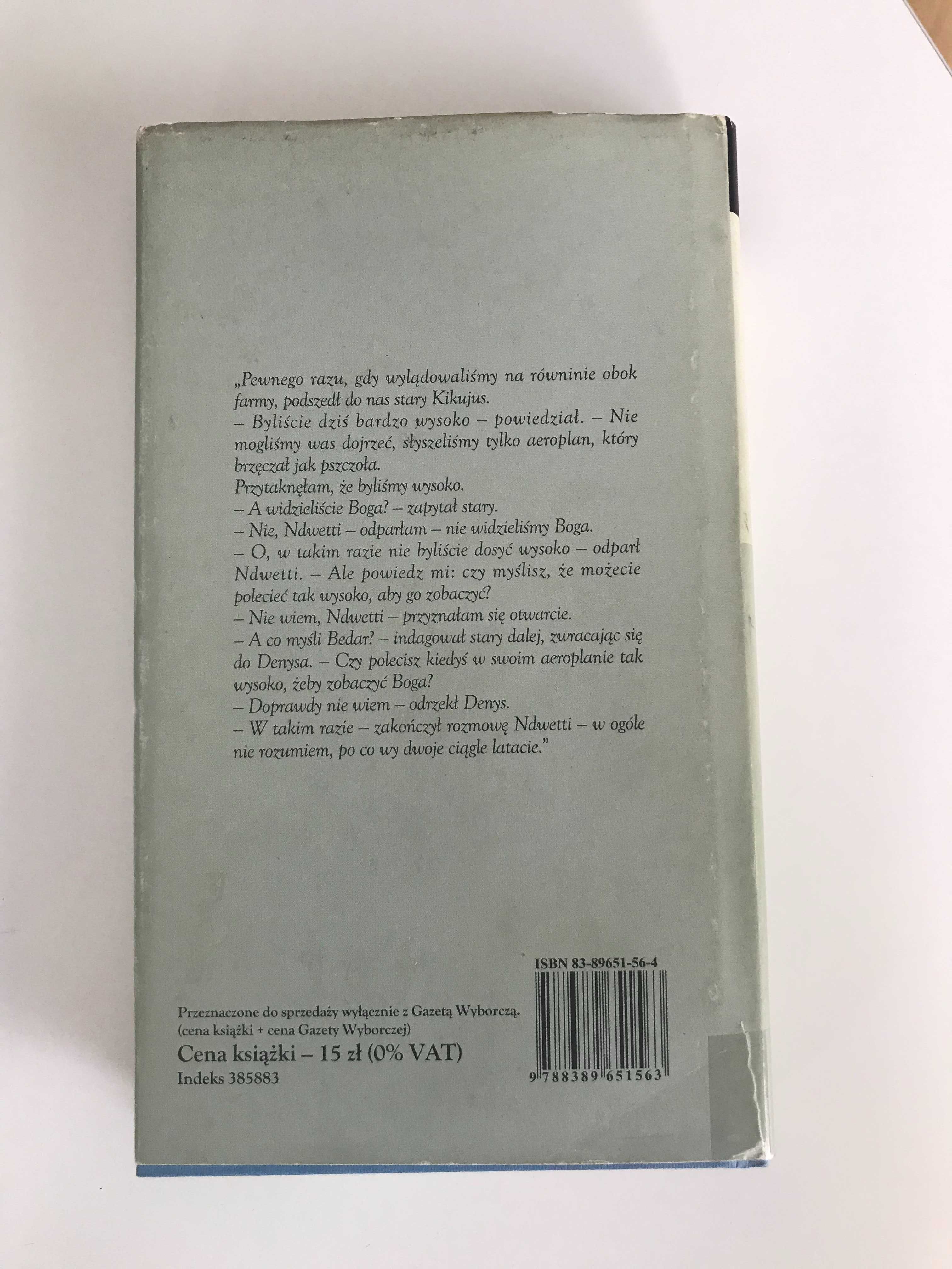 "Pożegnanie z Afryką " Karen Blixen