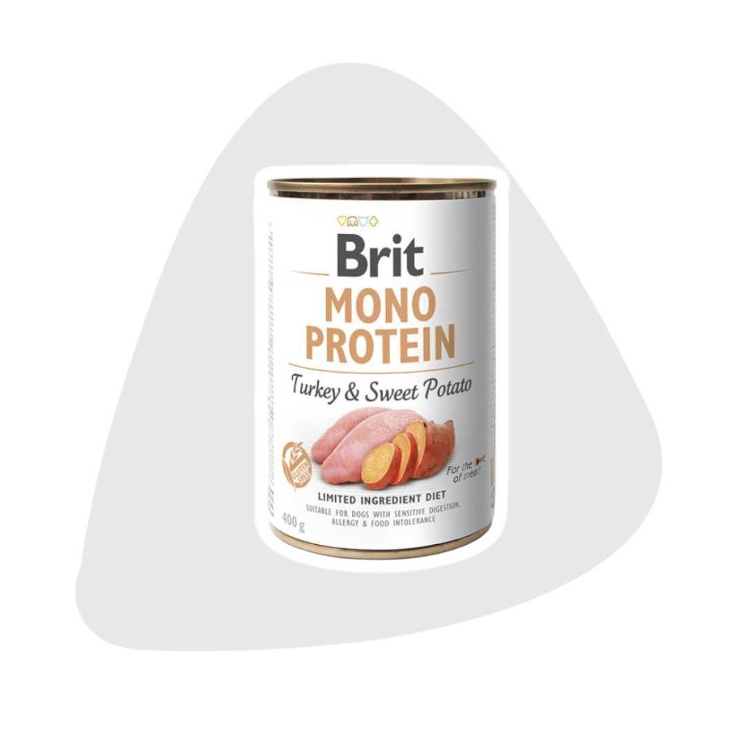 Brit Mono Protein Turkey Sweet potato Indyk 6x400g Monoproteinowe