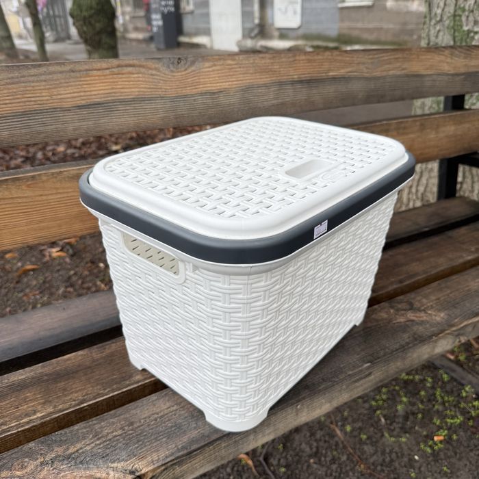 Корзина для белья игрушек ротанг 20 л мала маленька