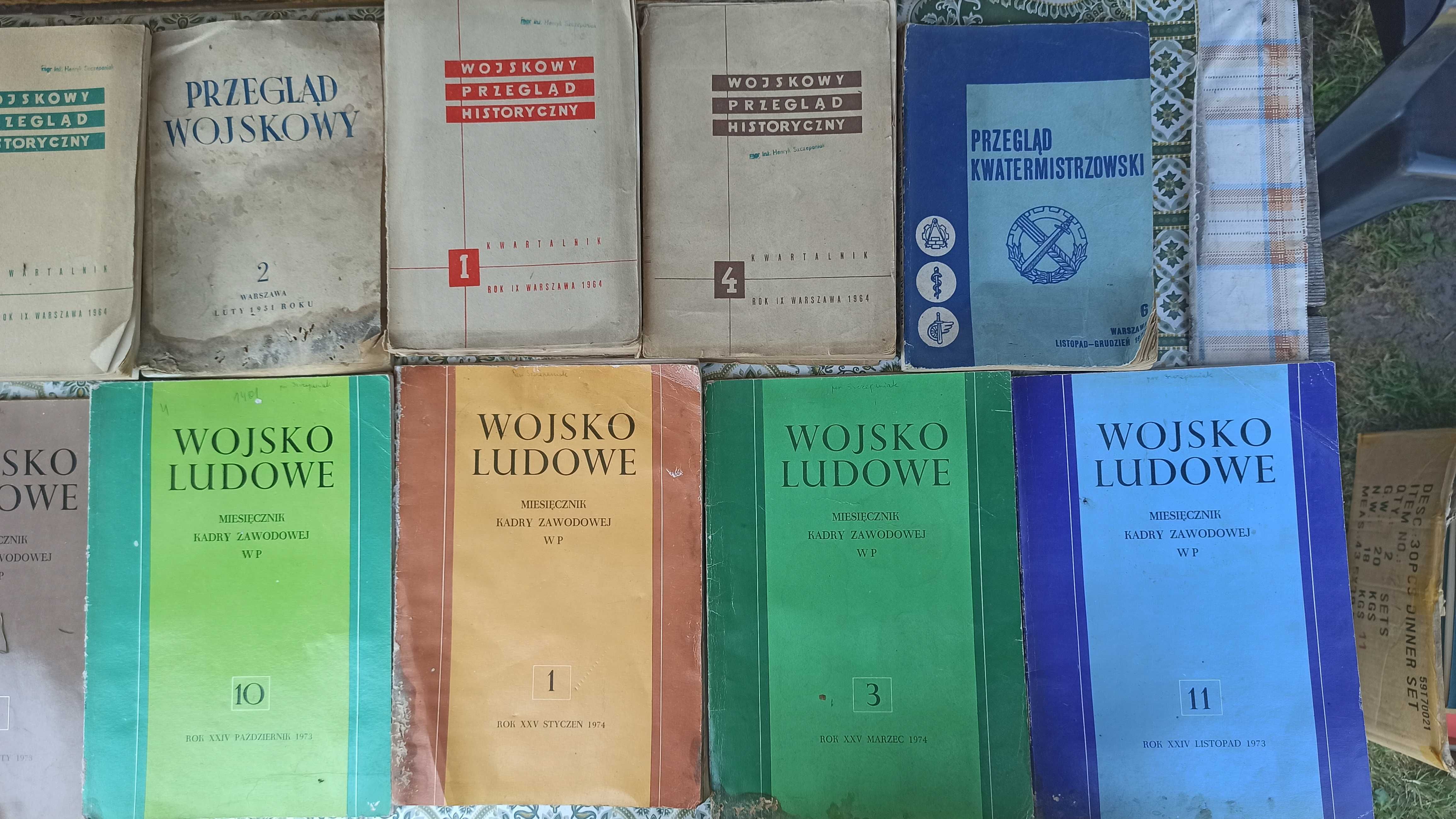 Wojsko Ludowe, Wojskowy Przegląd Historyczny-stare ksiązki lata 50-70