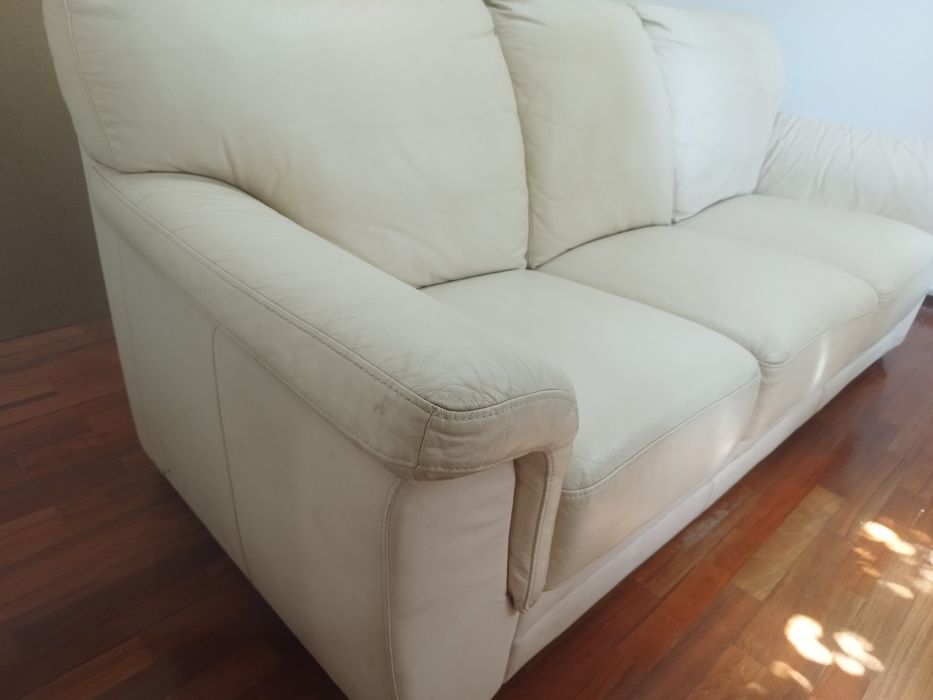 Sofá de pele, 3 lugares