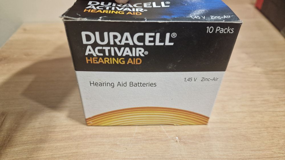 Baterie Duracell 312 do aparatów słuchowych – 54 sztuki (9 op x 6szt)