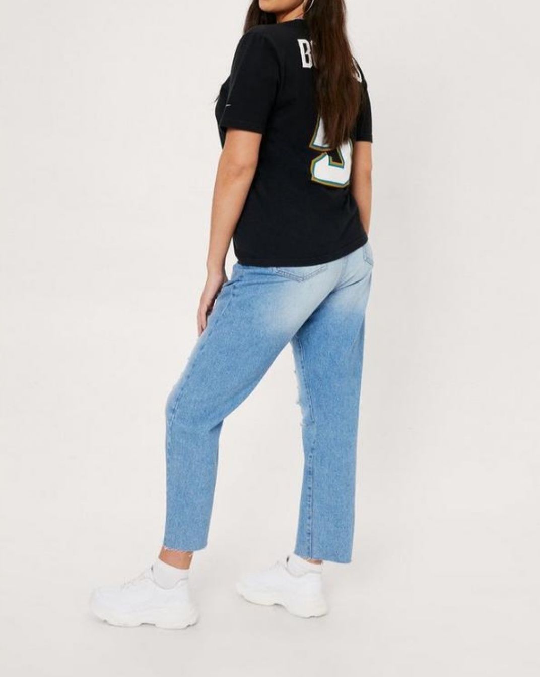 Spodnie jeansowe 48, NastyGal, nowe, 7/8