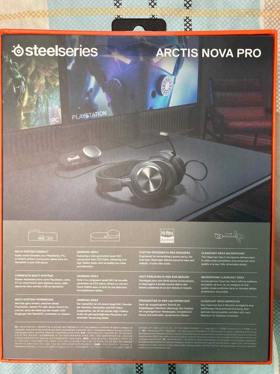 Гарнитура-наушники SteelSeries Arctis Nova Pro 61527 Новые