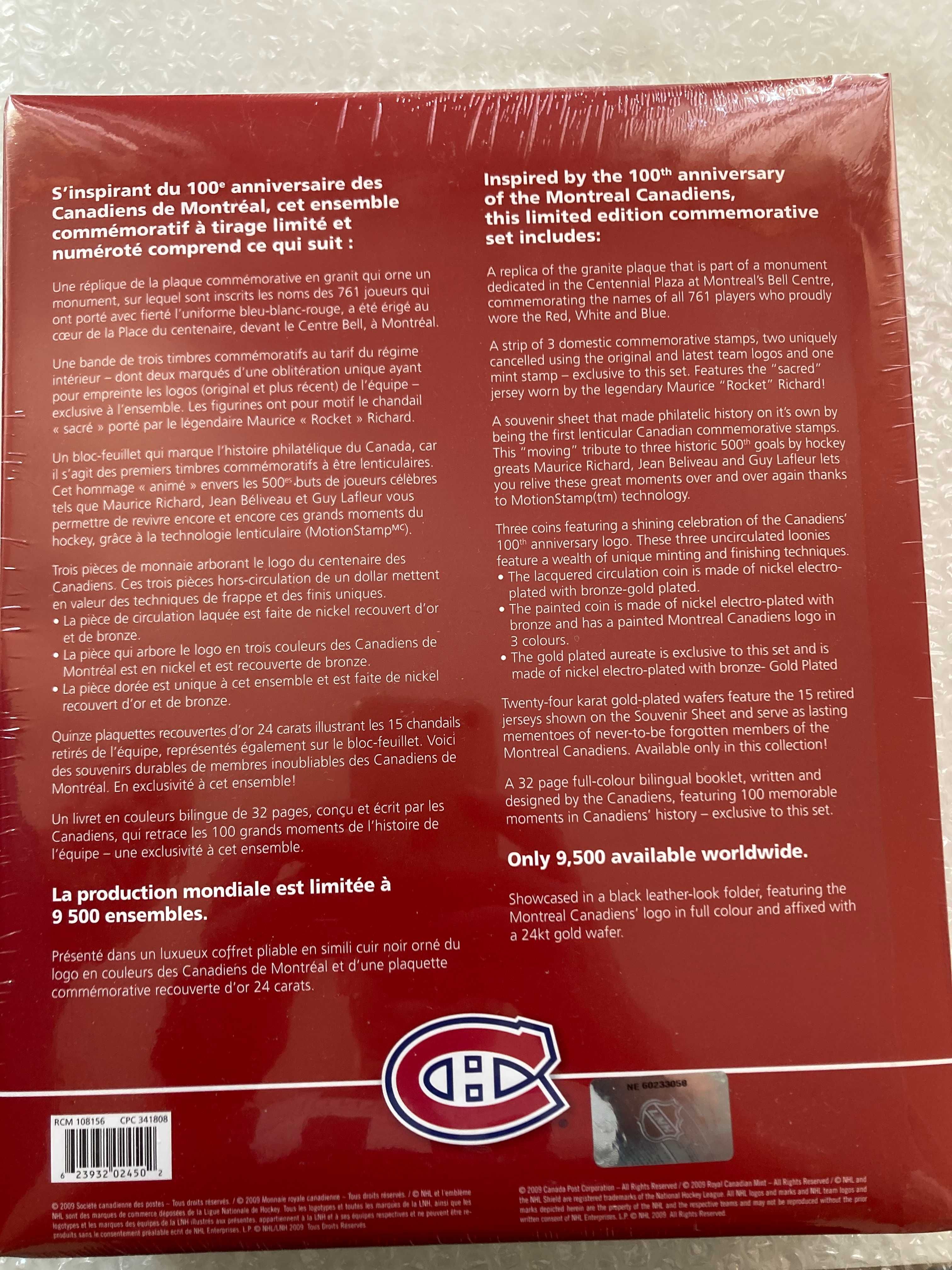 Hokey- 100 lat klubu Montreal Canadiens.
